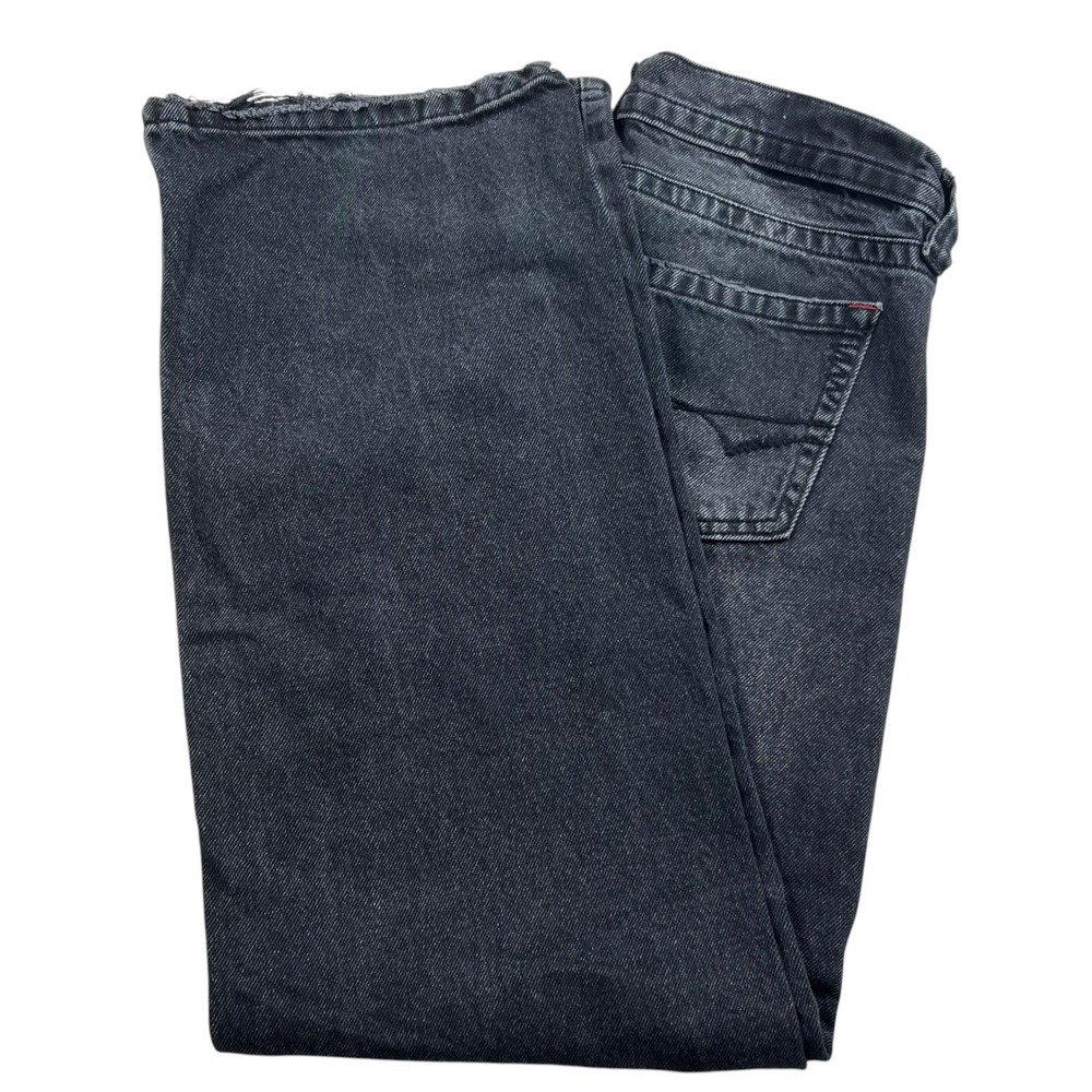 BDG Urban Outfitters Womens‎ 25 Faded Black Wide Leg Mid Rise Denim Jeans